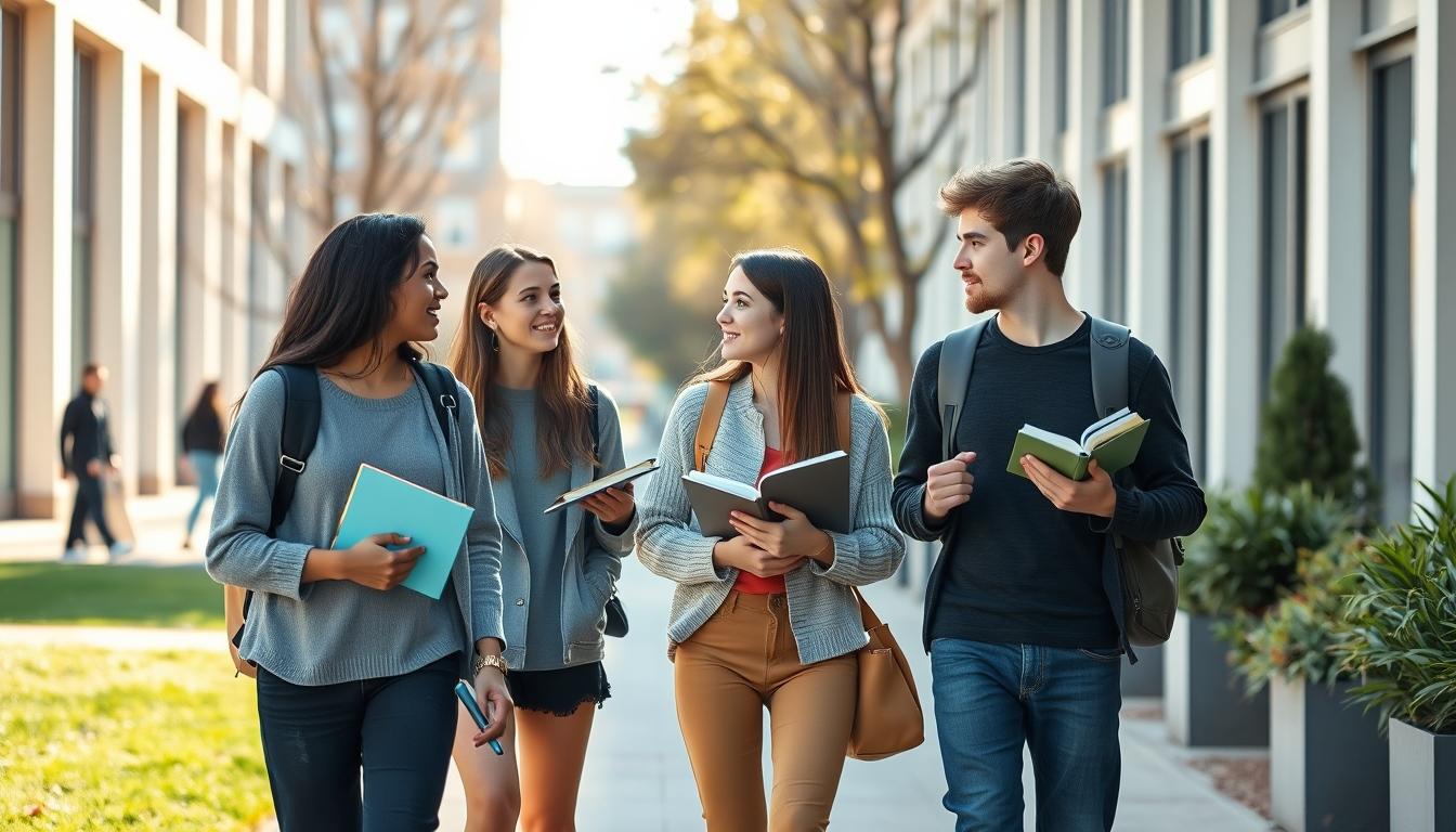 Student developing practical and academic skills