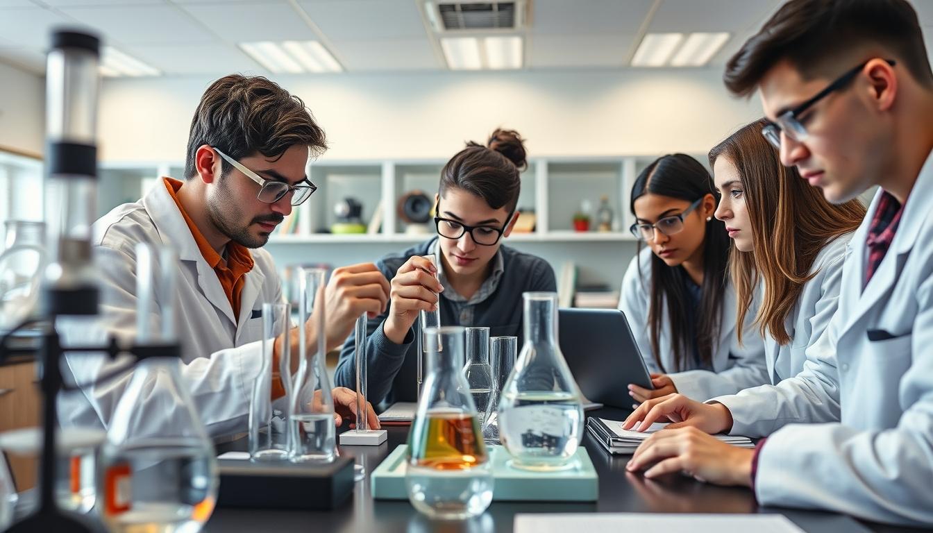 Structured study materials and learning resources on a desk